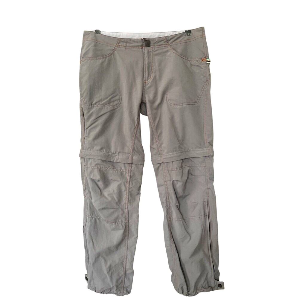 Mountain Hardware Green Nylon Hiking Convertible Pants Shorts Size 8